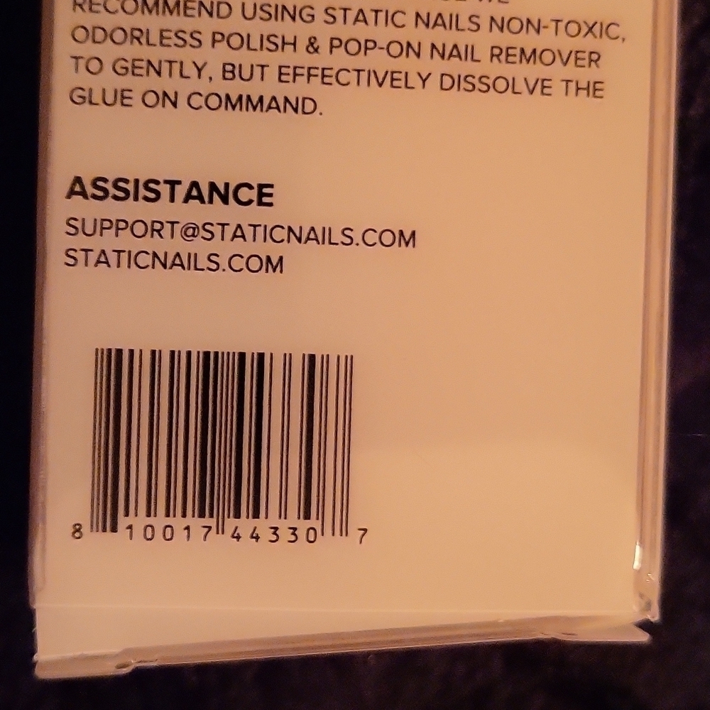 Static’s Reusable Pop-On Manicures - French 75 Round - Picture 3 of 3